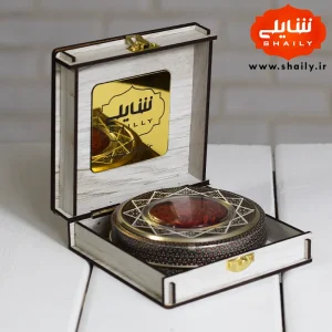 پک کادویی حاوی یک مثقال زعفران ارگانیک قائنات