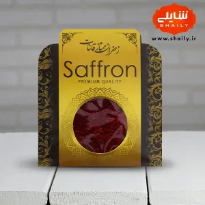 پاکت طلای حاوی یک مثقال زعفران ارگانیک قائنات